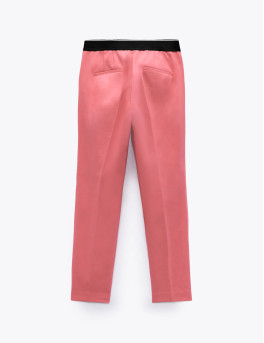 Plain light Pink sweat chino's pants