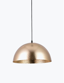 Gold-Toned Solid Ceiling Lamp