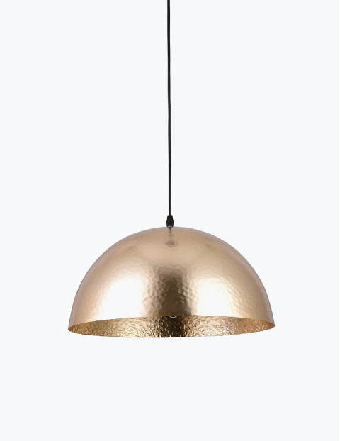 Gold-Toned Solid Ceiling Lamp