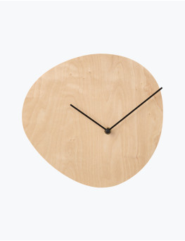 Creative wooden color modern wall clock