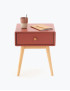 Abbey Solid Wood Small Nightstand