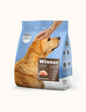 6 PCs Winner dry food for adult dogs