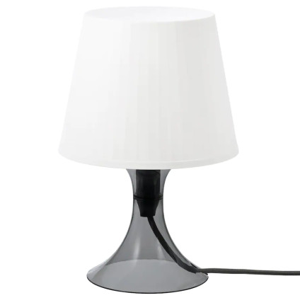 Lampan Table lamp, orange/white