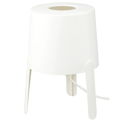 TVARS Table lamp with White Bulb