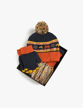 Children's hat scarf and gloves