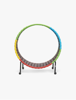Circular rack with edge in contrasting colors
