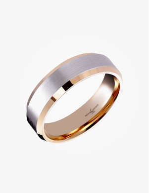 Wedding Ring in Solid 14K Platinum
