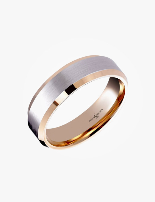 Wedding Ring in Solid 14K Platinum