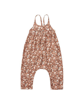 HUNTroom Baby Girl Floral Print Romper Sleeveless Jumpsuit