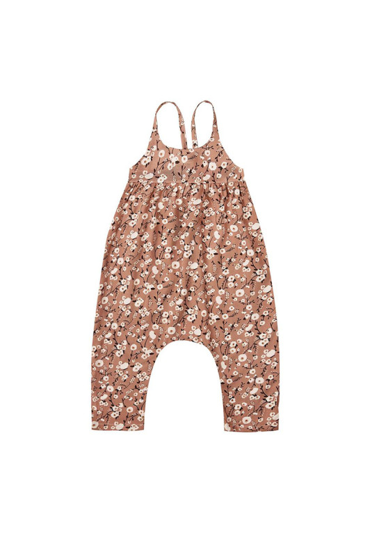 HUNTroom Baby Girl Floral Print Romper Sleeveless Jumpsuit