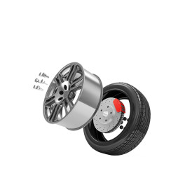 Advanti Racing Matte Grey Wheel Rim