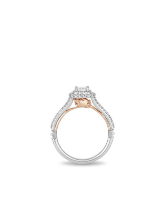 Rose Gold Vintage Wedding Engagement Ring
