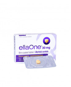 30 Mg ellaOne (Ulipristal acetate) Tablets, Prescription, Emergency Contraceptive