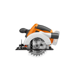 WORX WX529.9 Battery-Powered Circular Saw 20 V with Adjustable Cutting Angle
