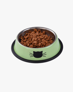 Cat food bowl in round shape