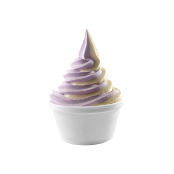 Vanilla ice cream swirl