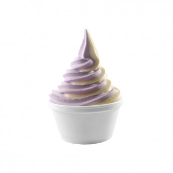 Vanilla ice cream swirl
