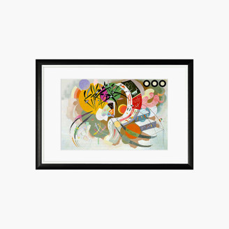Floral ladies big panoramic abstract facecanvas painting