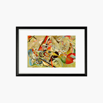 Abstract Tribal Painting Framed Wall Hanging Oil Painting
