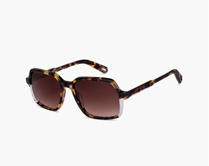Multicolor oval shape spectales frame sunglasses