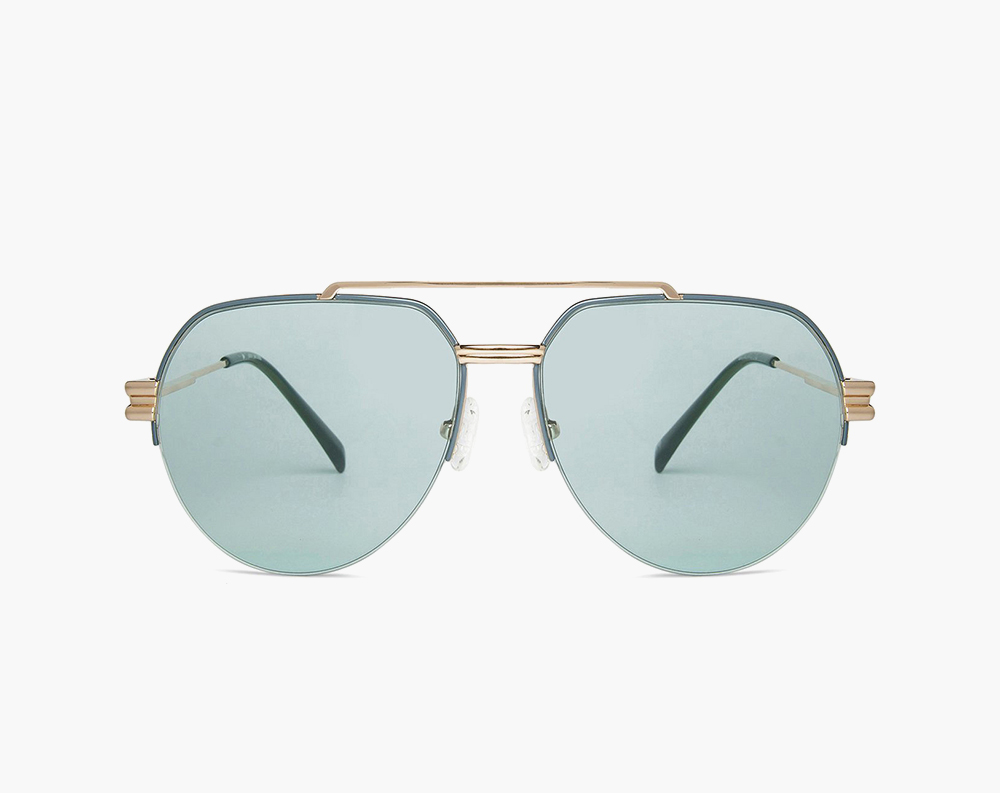 Unisex polarised aviator sunglasses