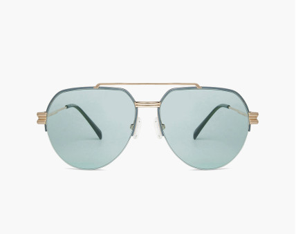 Unisex polarised aviator sunglasses