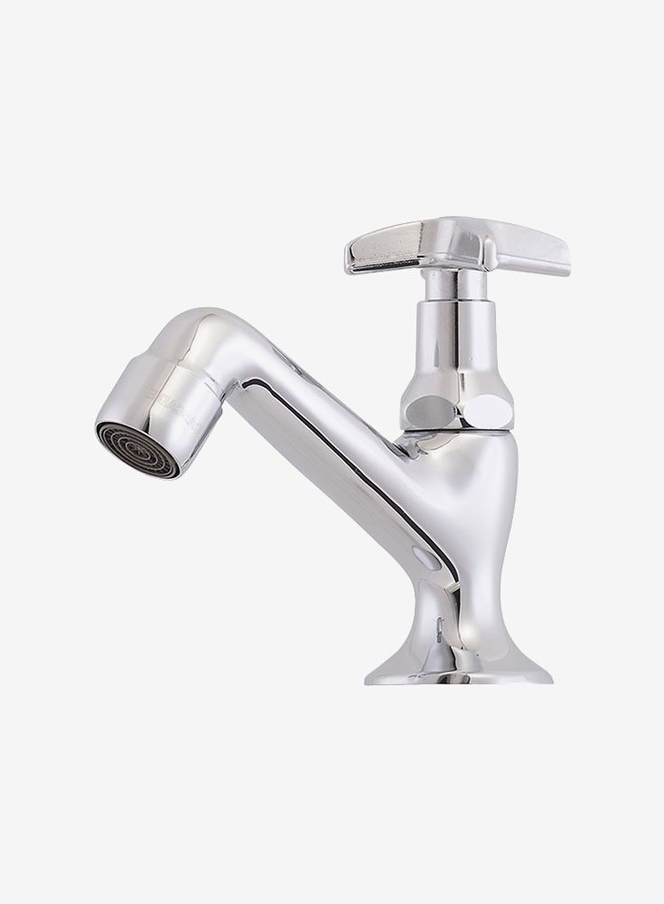 Curve Black Mono Basin Mixer Tap with Waste