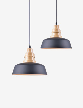 Modern Copper Metal Single Hanging Light