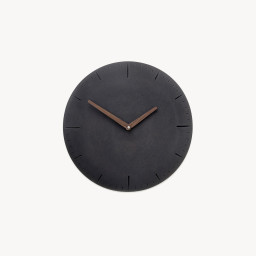Stylish Black Master of mystery marble table clock