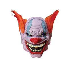 Smiffys Mens Sinister Clown Costume Mask, White