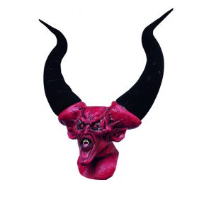 Halloween Decor Big Horns Devil Mask