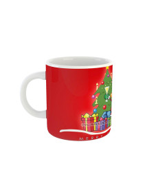 Merry Christmas Santa Printed Ceramic Coffee Mug
