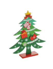 Mini Wood Christmas Tree Decoration Gift
